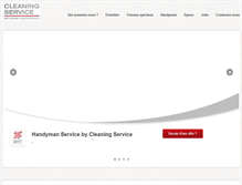 Tablet Screenshot of cleaning-service.ch